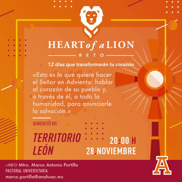 Reto Heart of a Lion: Onceava Actividad