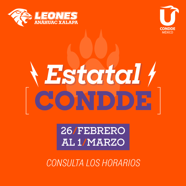 Estatal CONDDE 2020
