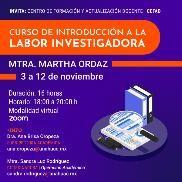 Curso de Introducción a la Labor Investigadora