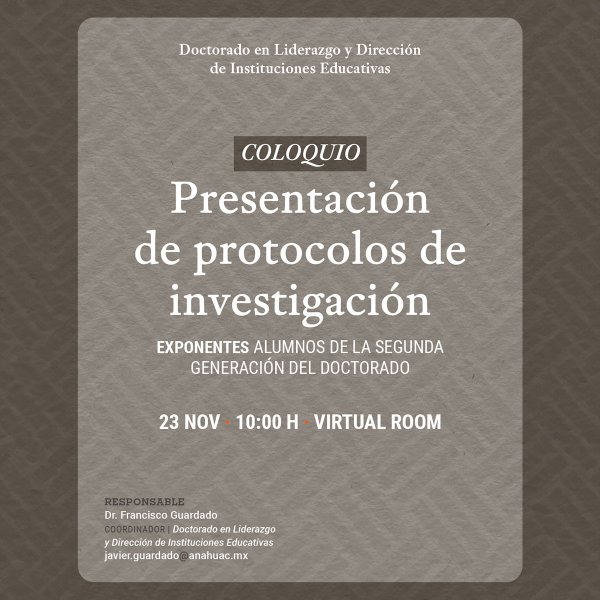 Presentación de Protocolos de Investigación
