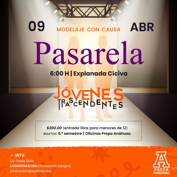 Jóvenes Trascendentes: Pasarela